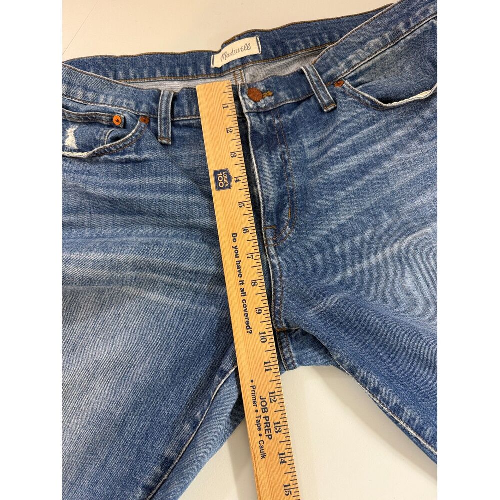 Madewell Women's The Slim Boyjean Boyfriend Fit Jeans Walton Wash Size 32 - Picture 8 of 11